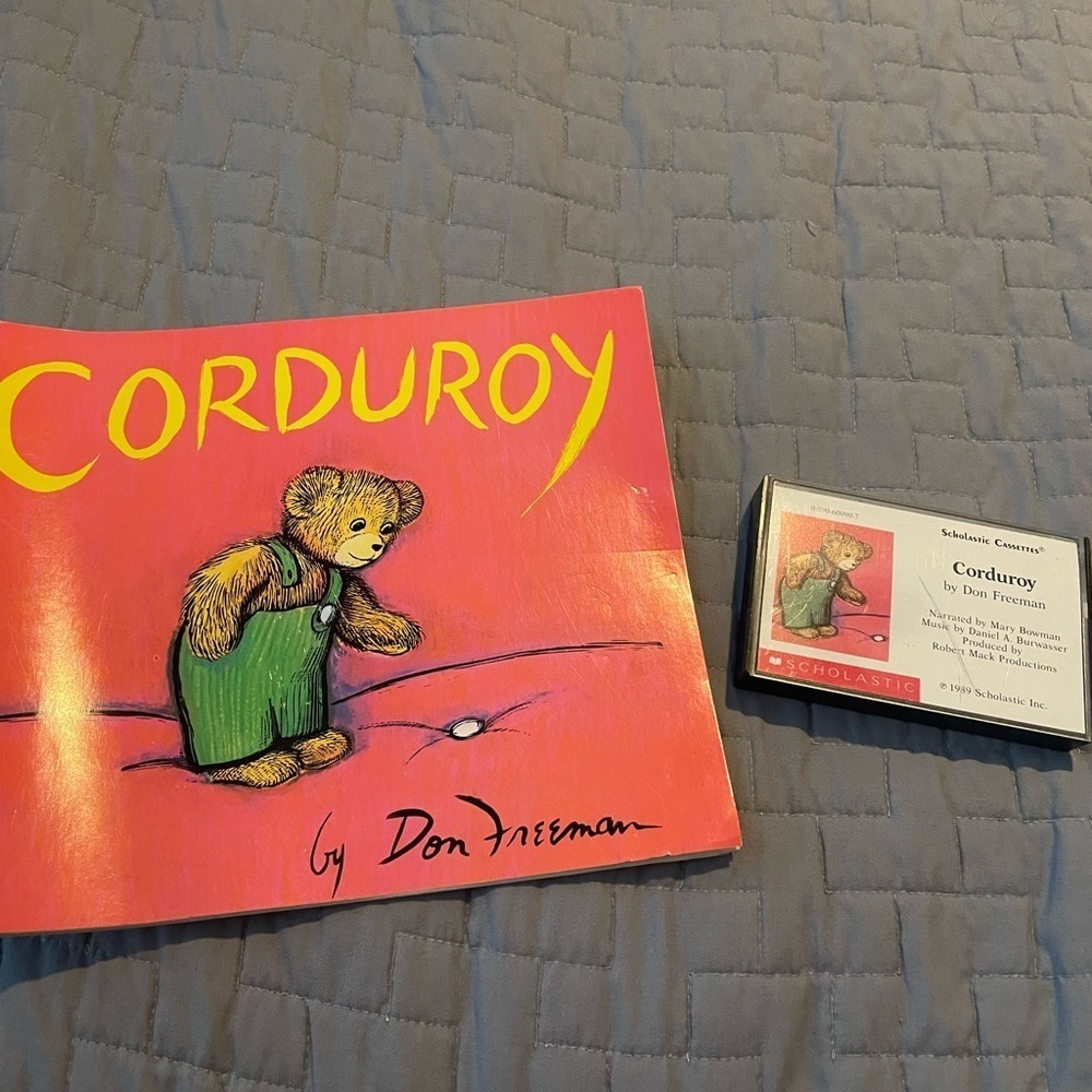 Vintage Scholastic Corduroy Book and Cassette Tape​​​​